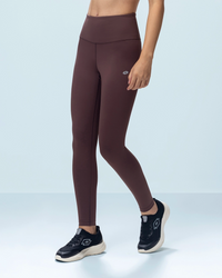 Women Lotto Play Performance Training Leggings - French Roast Leggings 1