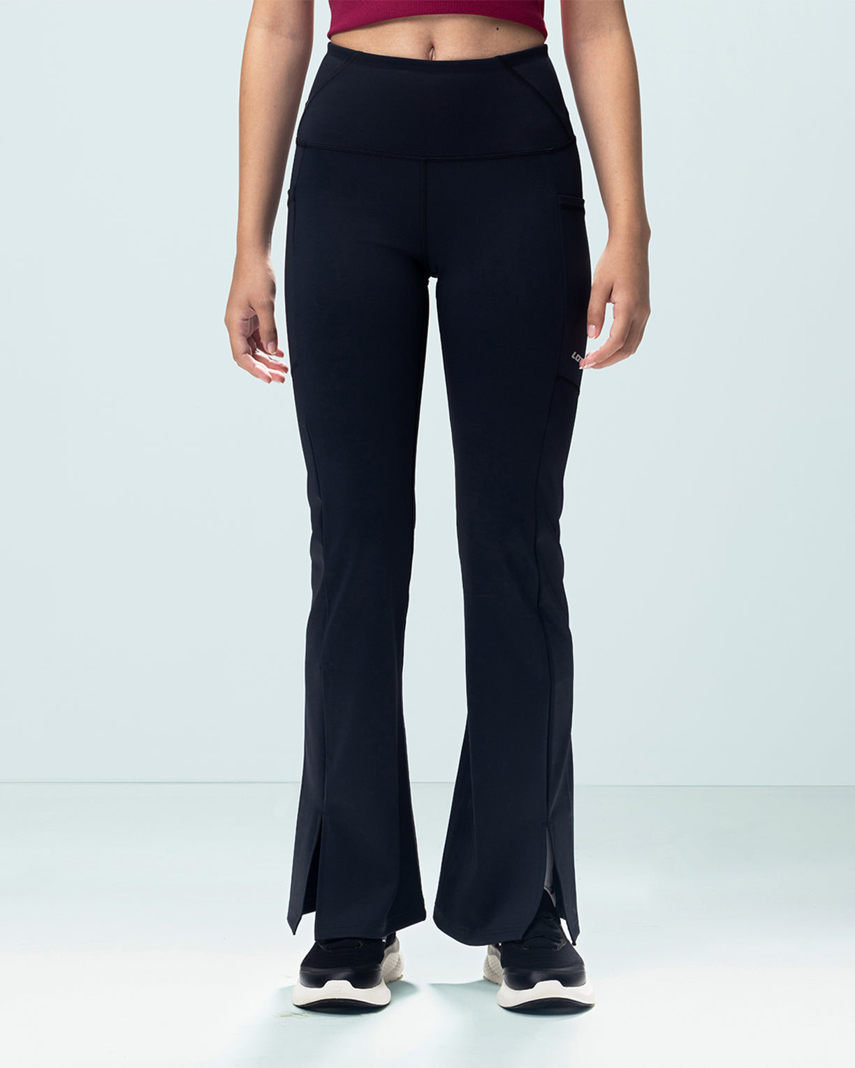 Play Flared Leggings - Black Beauty
