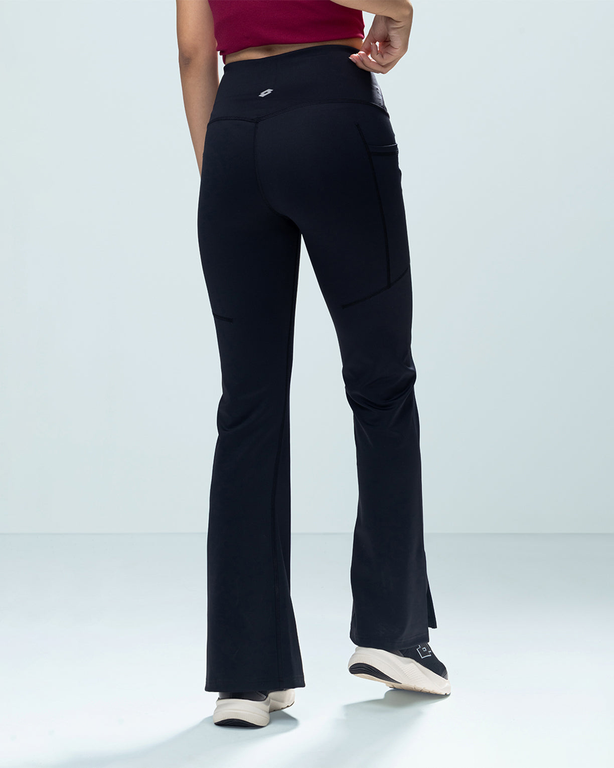 Play Flared Leggings - Black Beauty