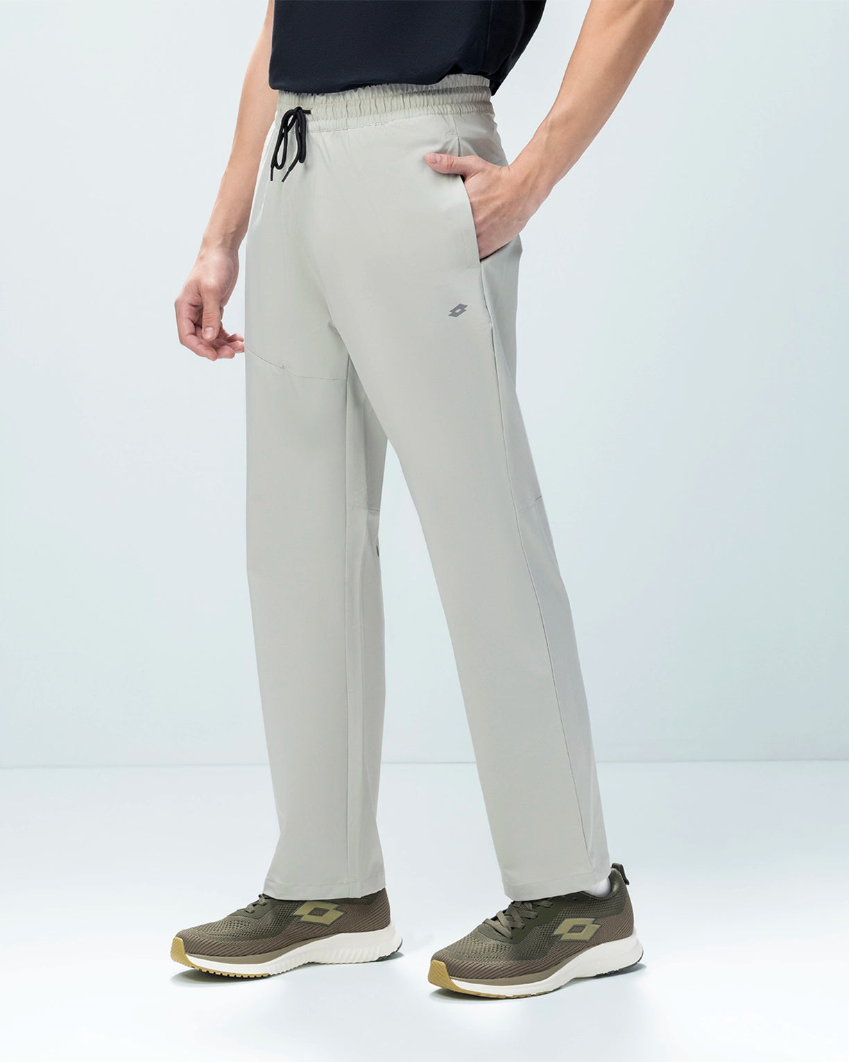 Men Lotto Play Woven Jogger - Storm Gray Pants1