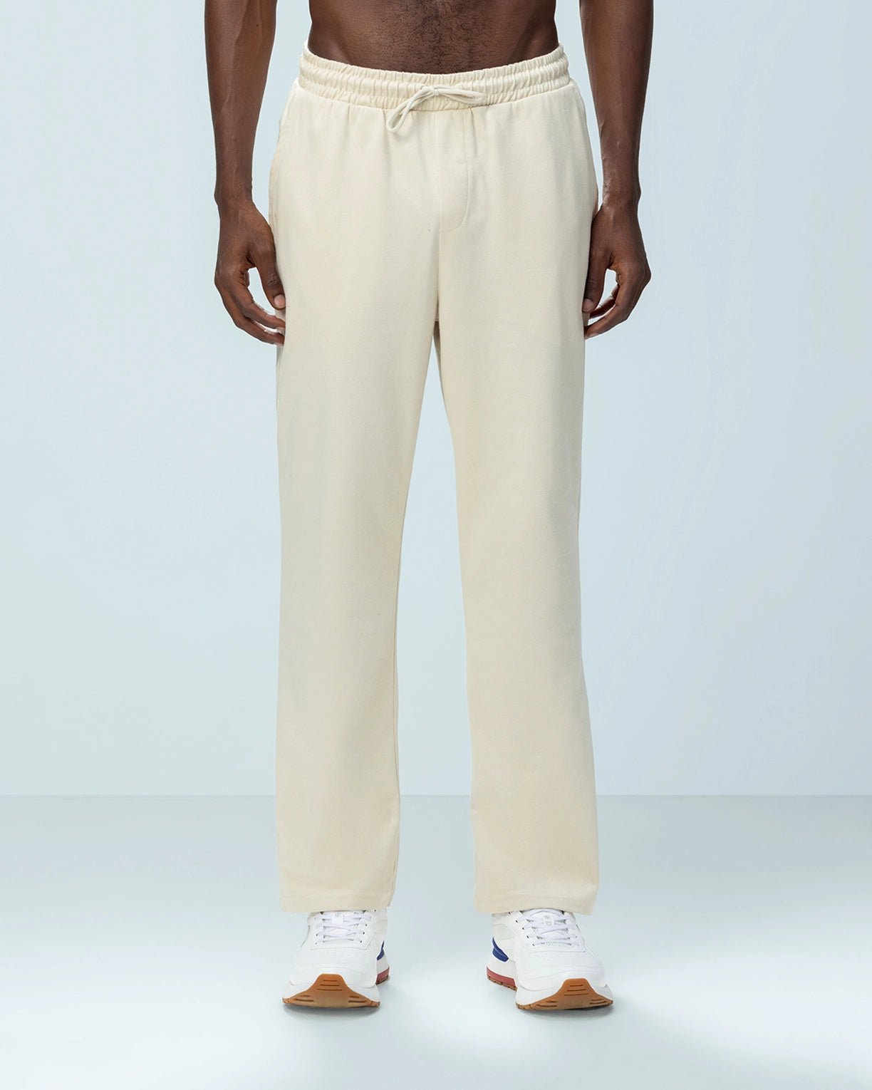 Knitted Training Pants - Almond Milk