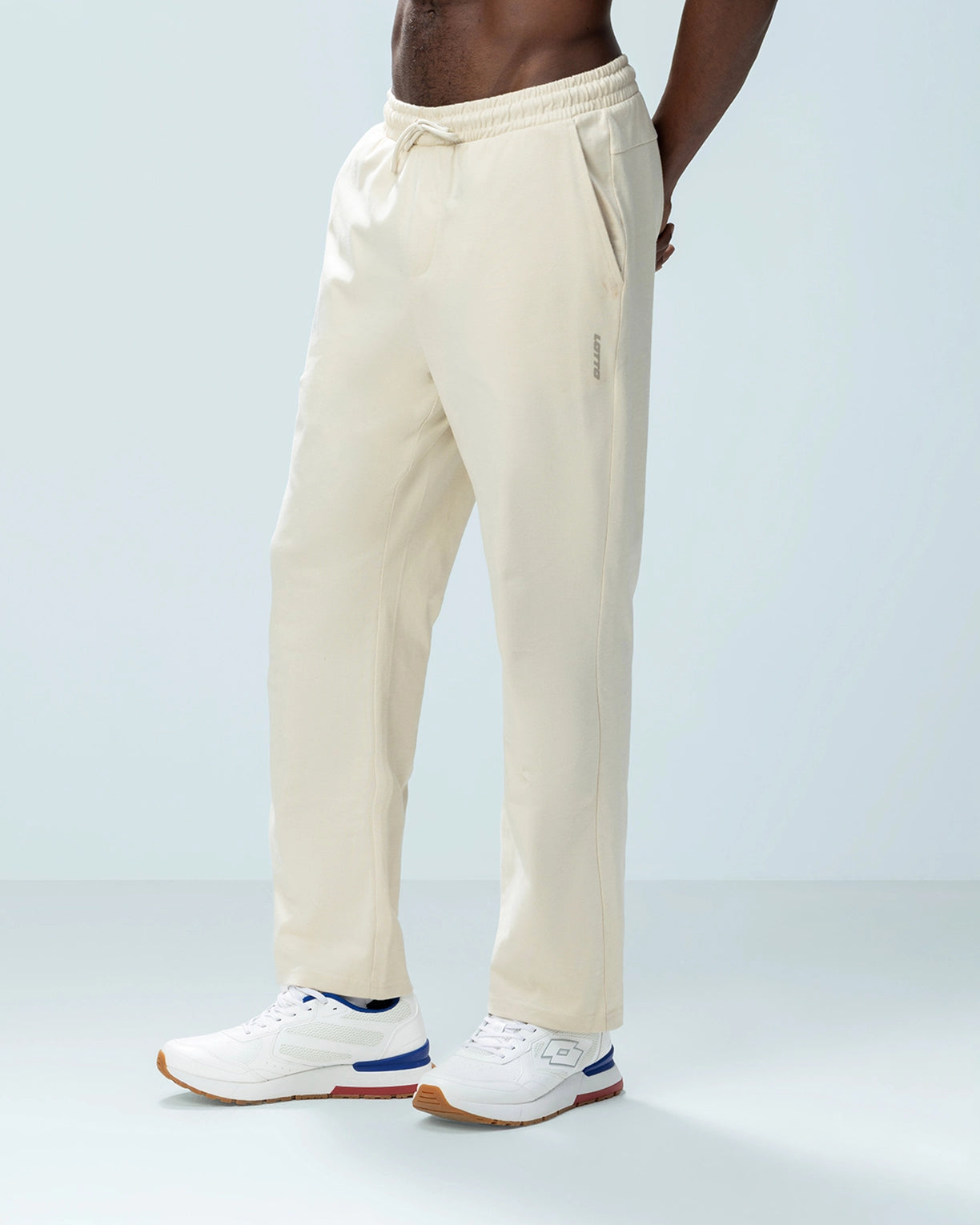 Knitted Training Pants - Almond Milk