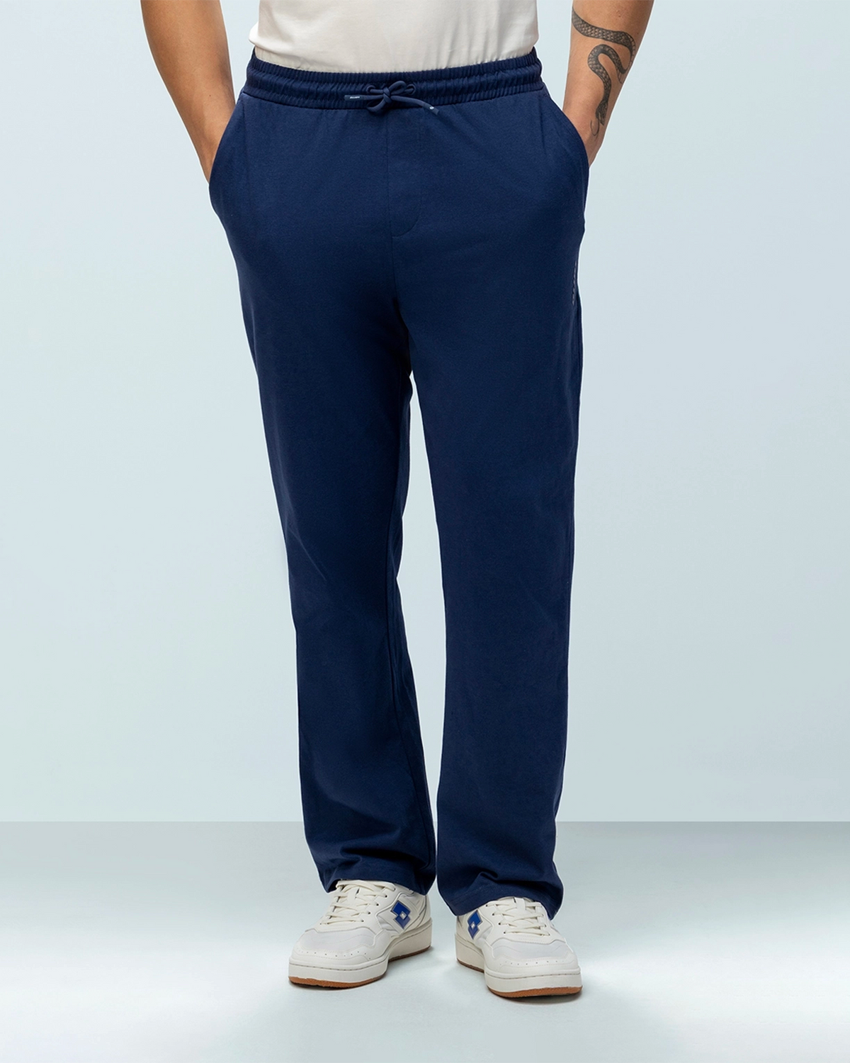 Men Lotto Knitted Training Pants - Navy Blue Pants5