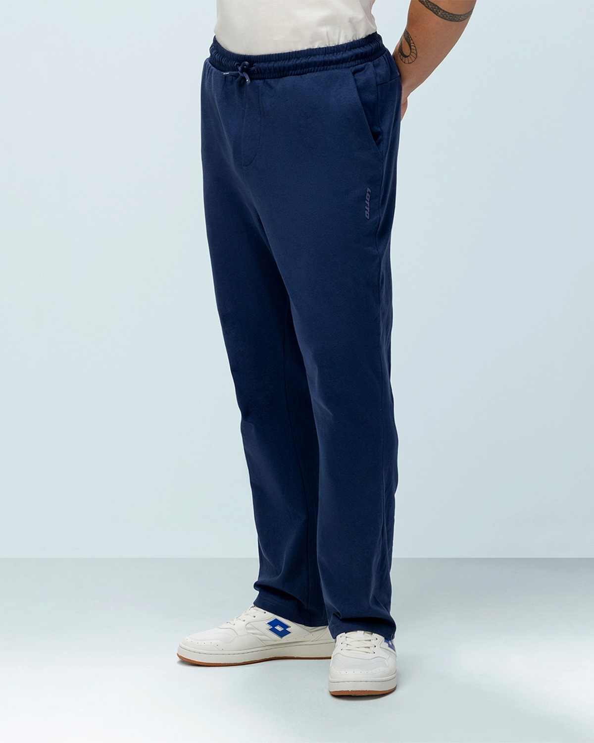 Men Lotto Knitted Training Pants - Navy Blue Pants2