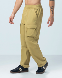 Men Lotto Kickoff Woven Pocket Trousers - Khaki Pants 1