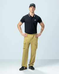 Men Lotto Kickoff Woven Pocket Trousers - Khaki Pants