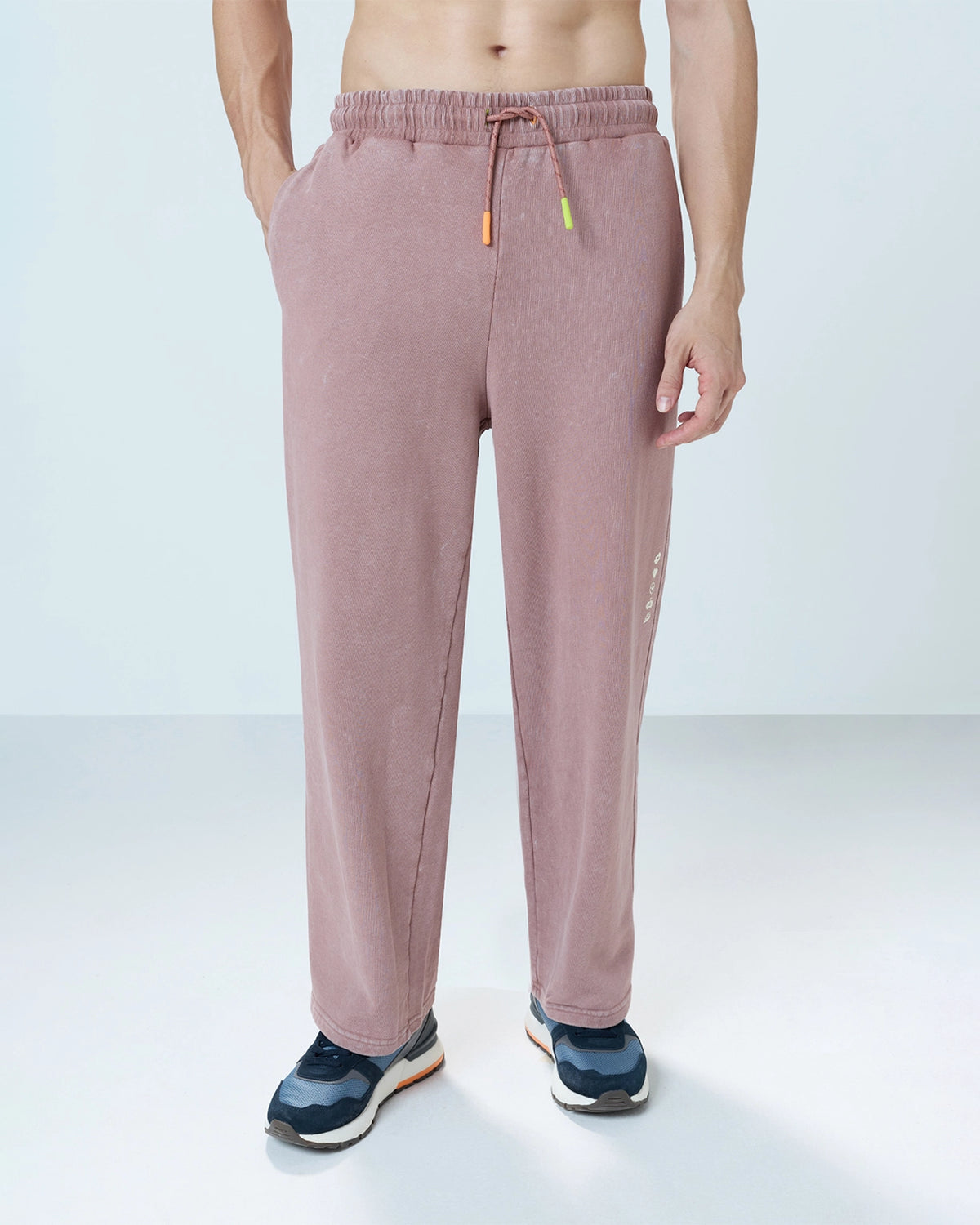 Men Lotto Street Play Co-Ord Set Pants - Dusty Pink Pants1