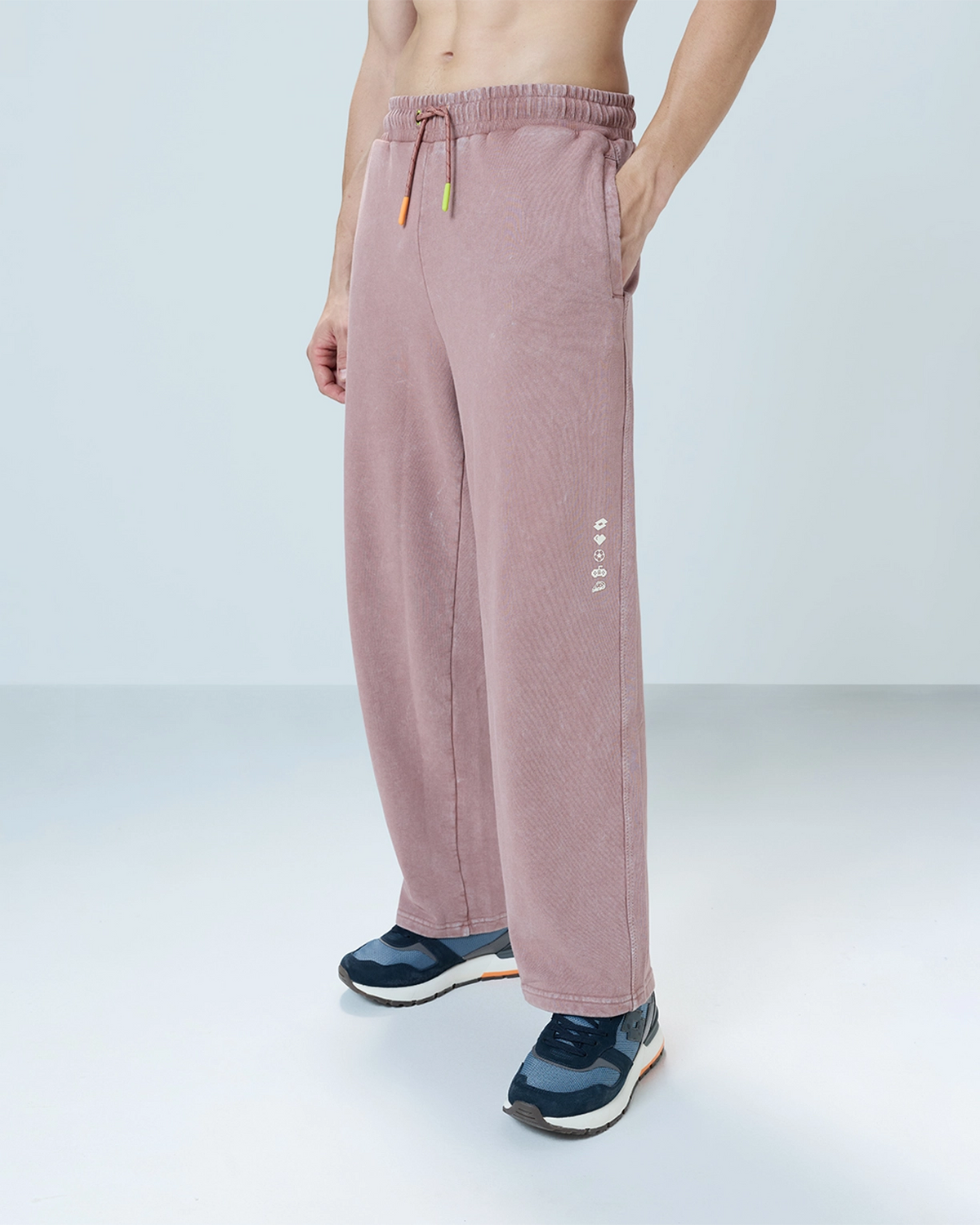 Men Lotto Street Play Co-Ord Set Pants - Dusty Pink Pants6