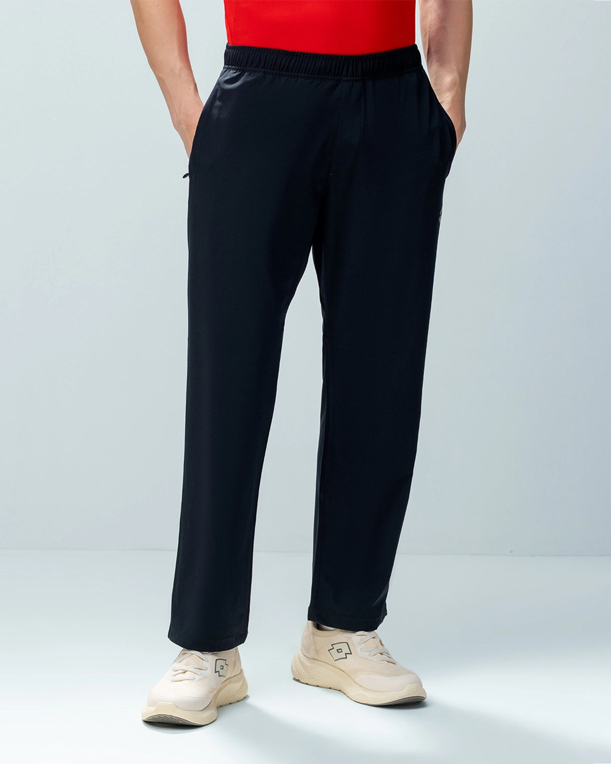 Men Lotto Woven Training Pants - Black Beauty Pants1