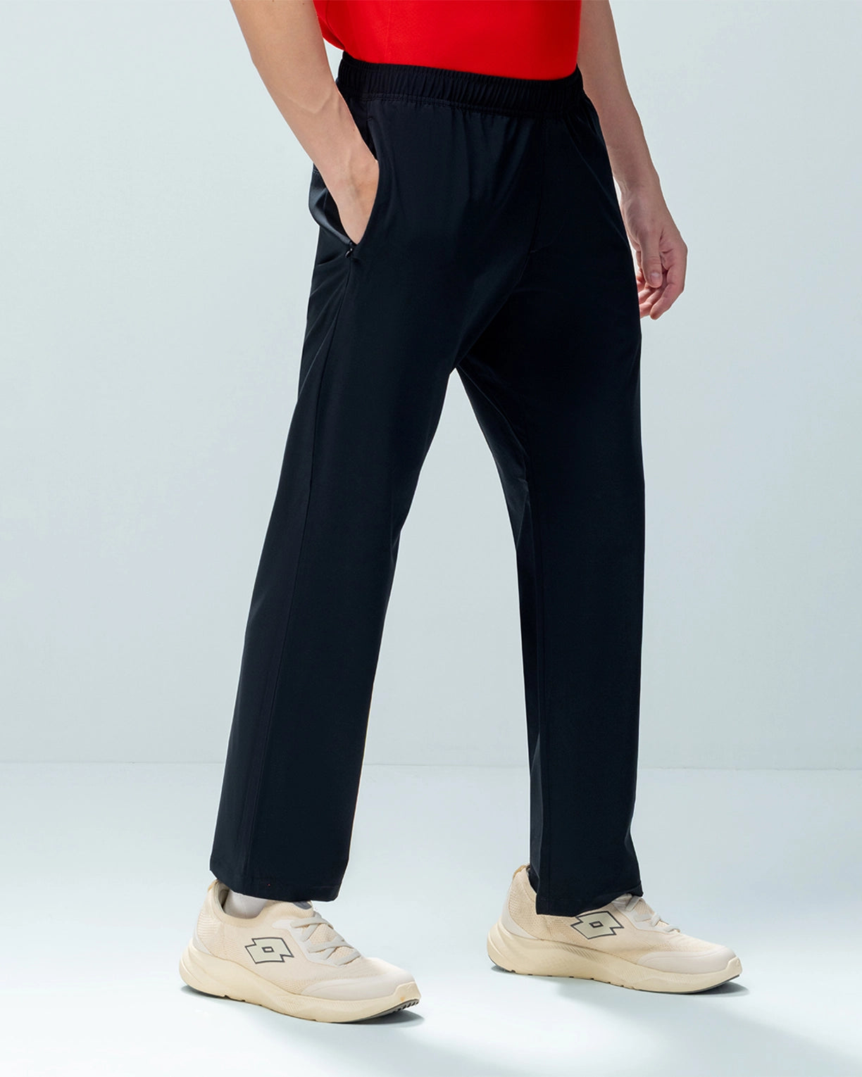 Men Lotto Woven Training Pants - Black Beauty Pants2