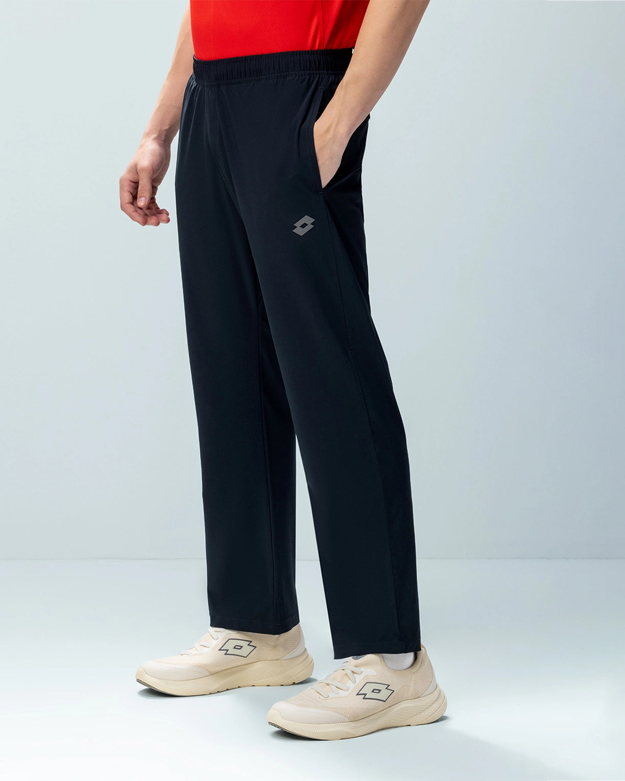 Men Lotto Woven Training Pants - Black Beauty Pants3