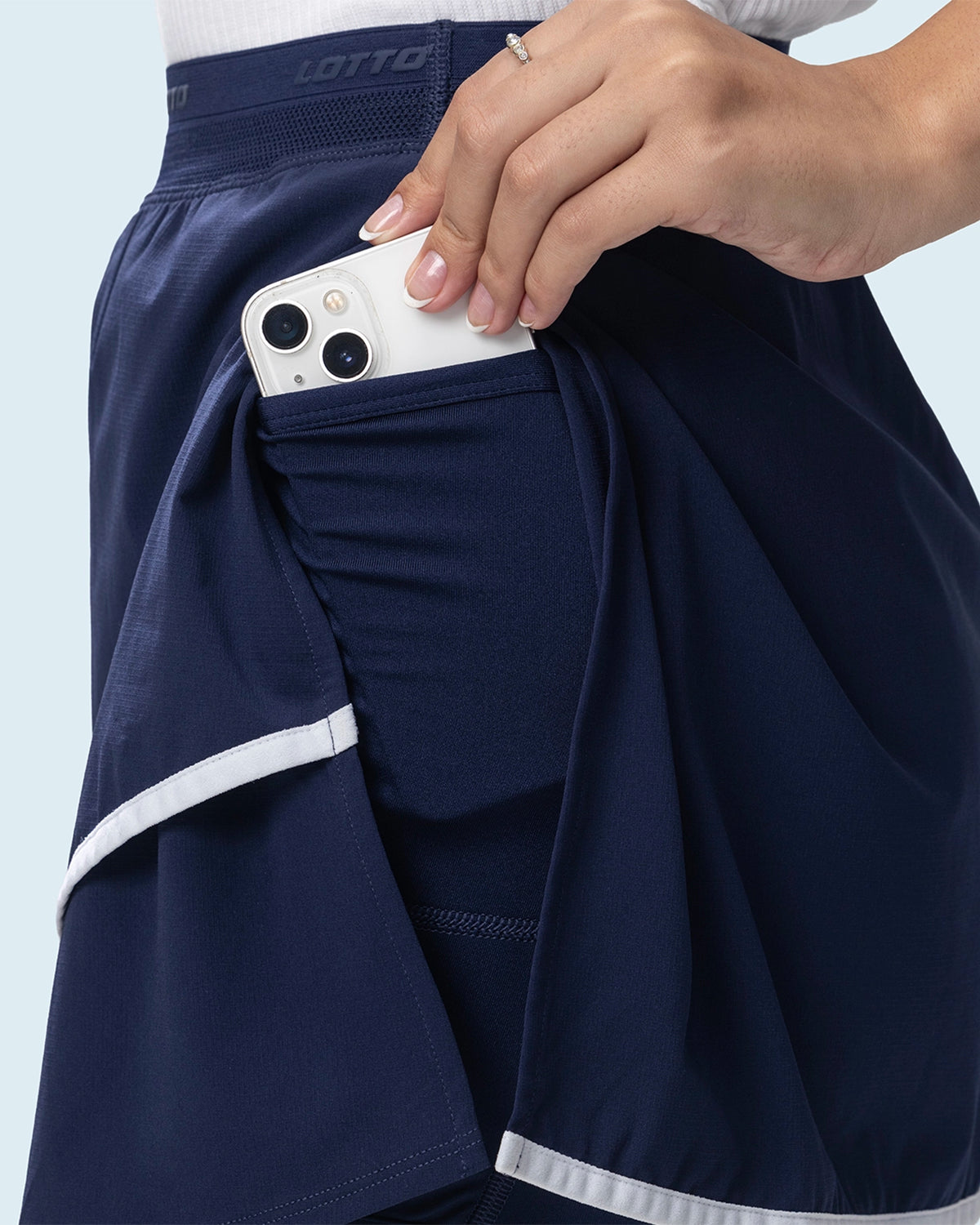 Courline A Line Skirt - Navy Blue