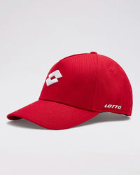Unisex Lotto Essentials Baseball Cap - Cherry Tomato-Star White Caps 1