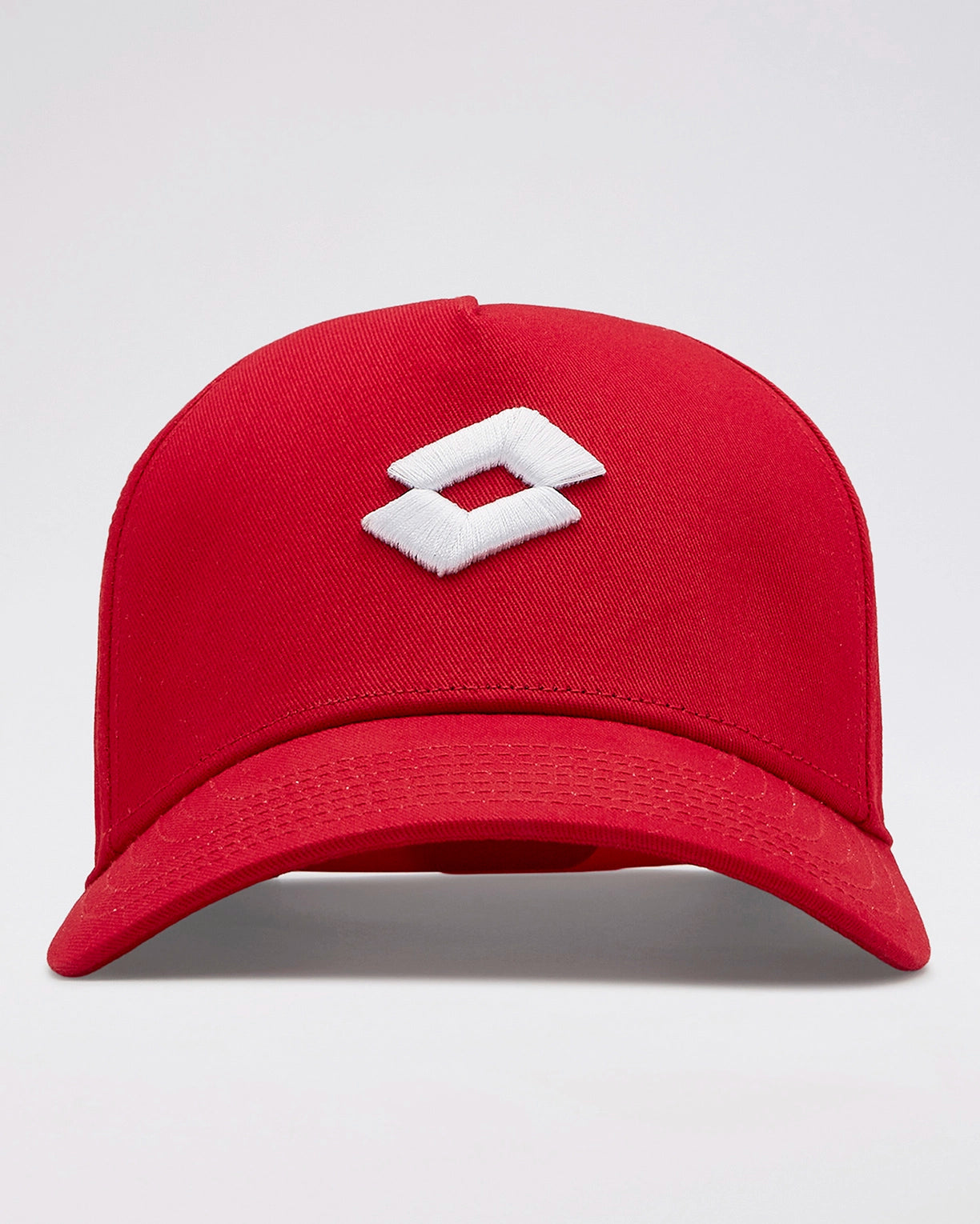 Unisex Lotto Essentials Baseball Cap - Cherry Tomato-Star White Caps2