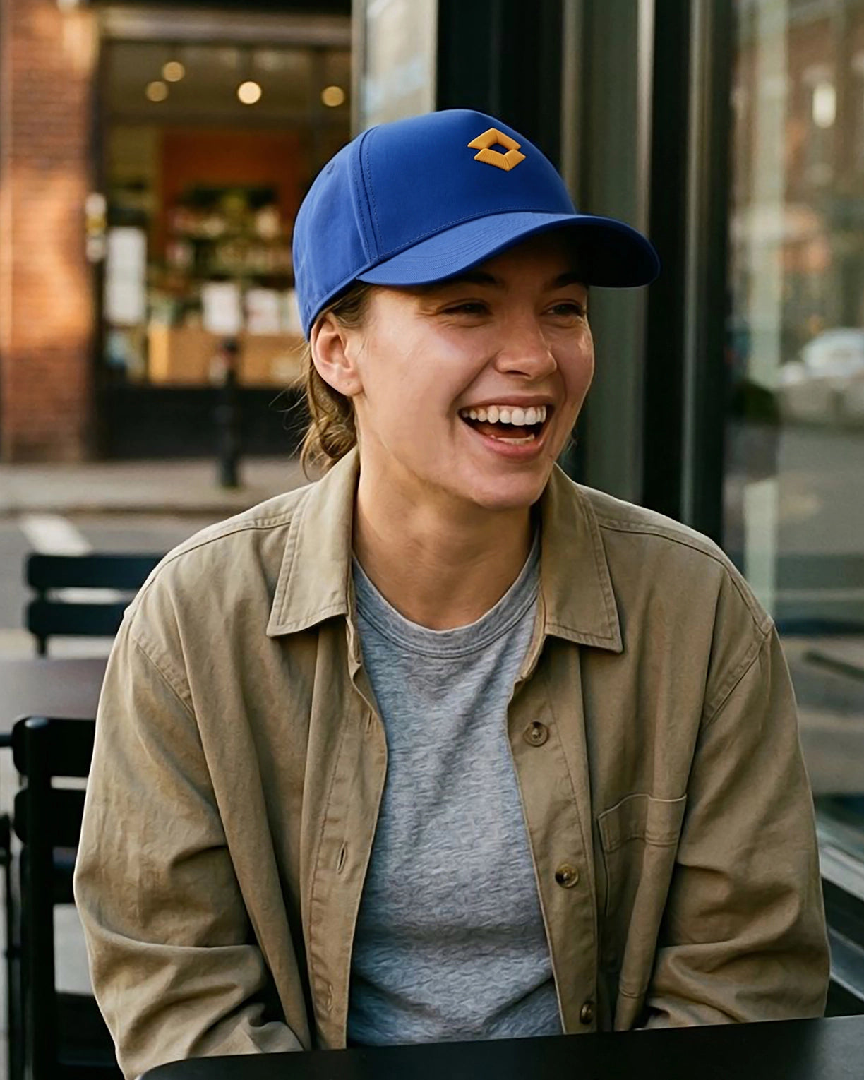 Unisex Lotto Essentials Baseball Cap - Regatta Blue-Radiant Yellow Caps1