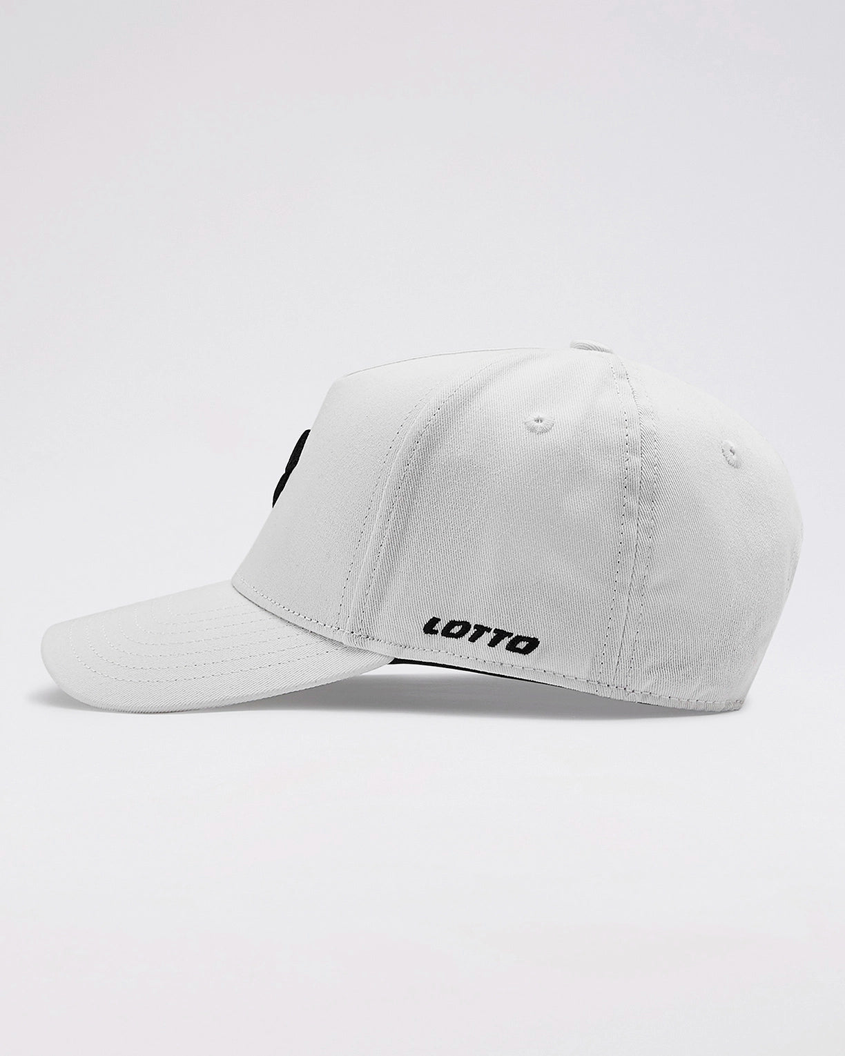 Unisex Lotto Essentials Baseball Cap - Star White-Black Beauty Caps3
