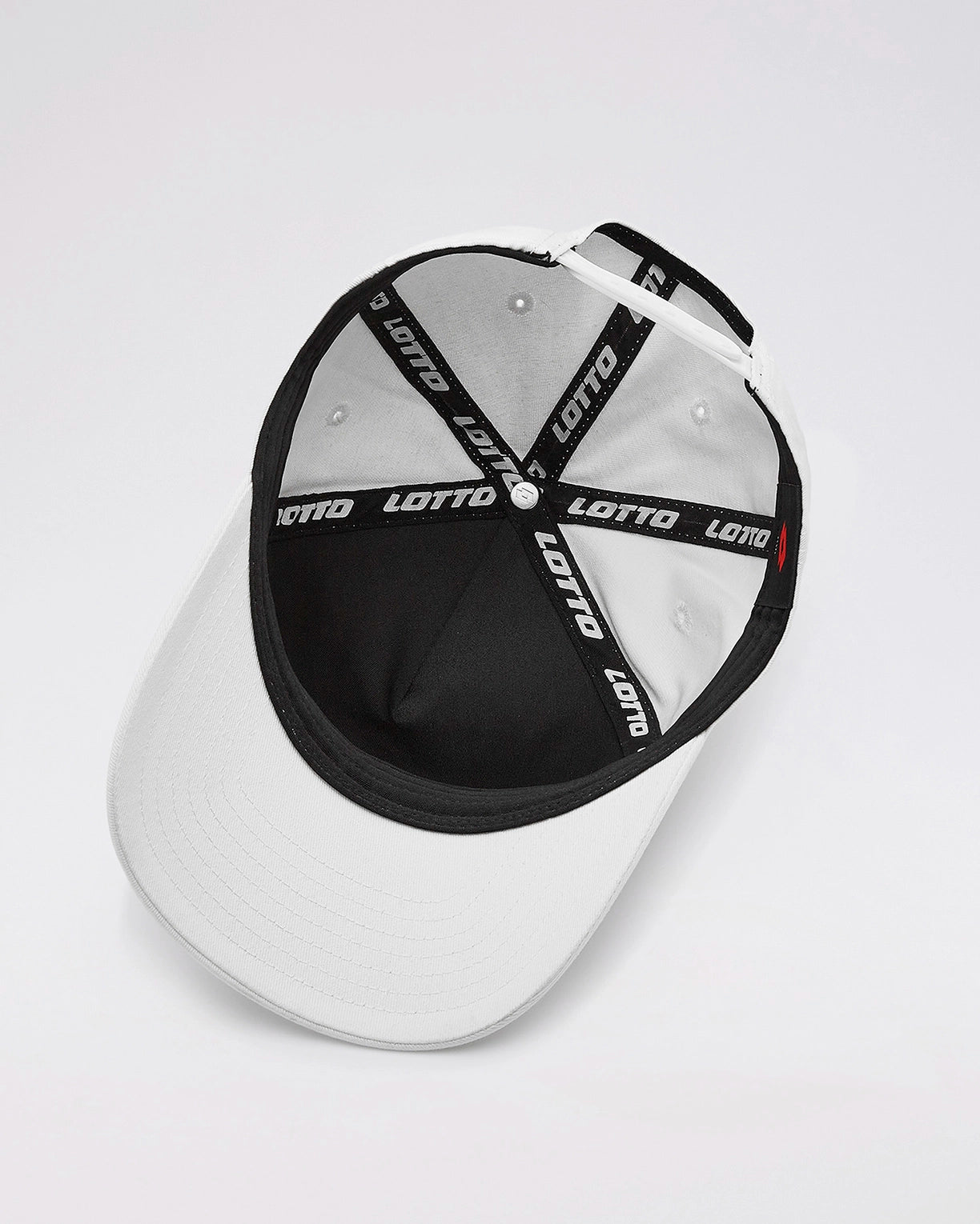 Unisex Lotto Essentials Baseball Cap - Star White-Black Beauty Caps6