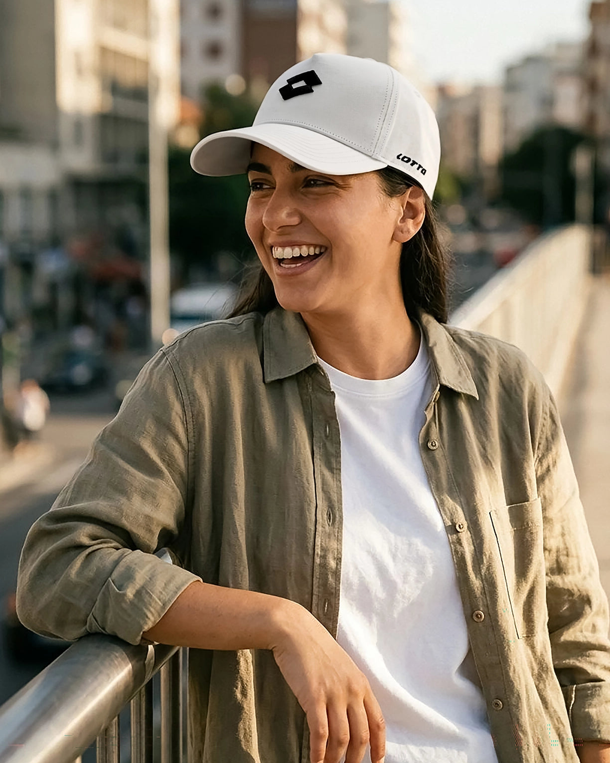 Unisex Lotto Essentials Baseball Cap - Star White-Black Beauty Caps0