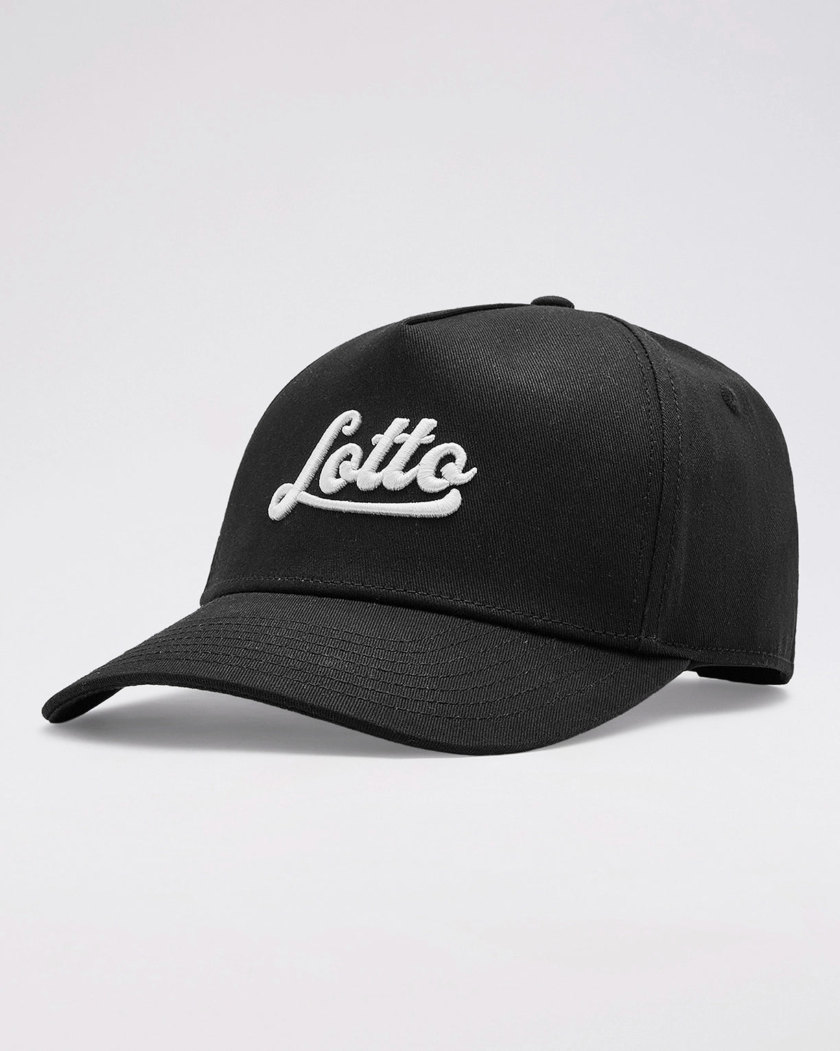 Unisex Lotto League Baseball Cap - Black Beauty-Star White Caps5