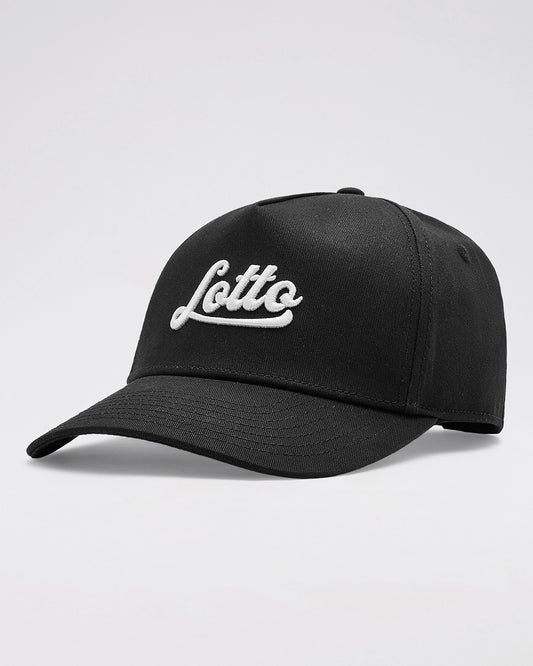 Unisex Lotto League Baseball Cap - Black Beauty-Star White Caps 1