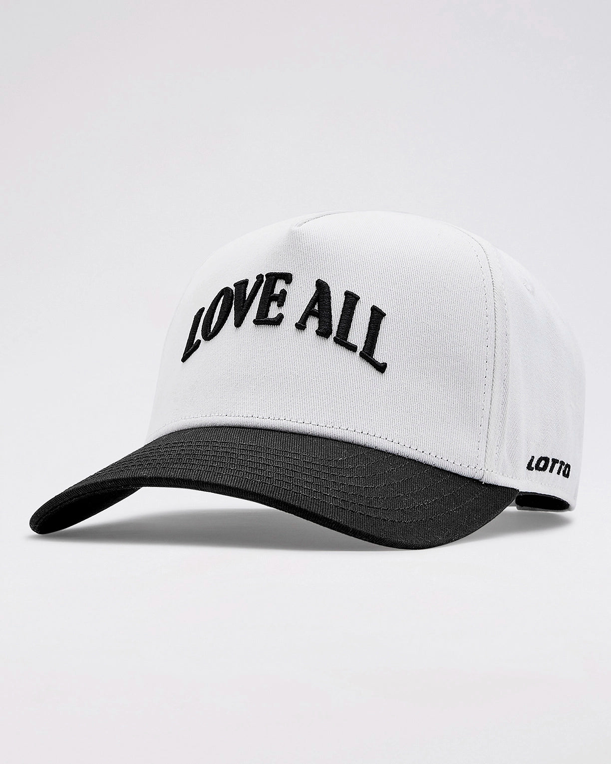 Unisex Lotto Love All Baseball Cap - Star White-Black Beauty Caps5