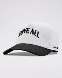 Unisex Lotto Love All Baseball Cap - Star White-Black Beauty Caps 1