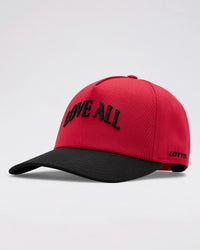 Unisex Lotto Love All Baseball Cap - High Risk Red-Black Beauty Caps 1