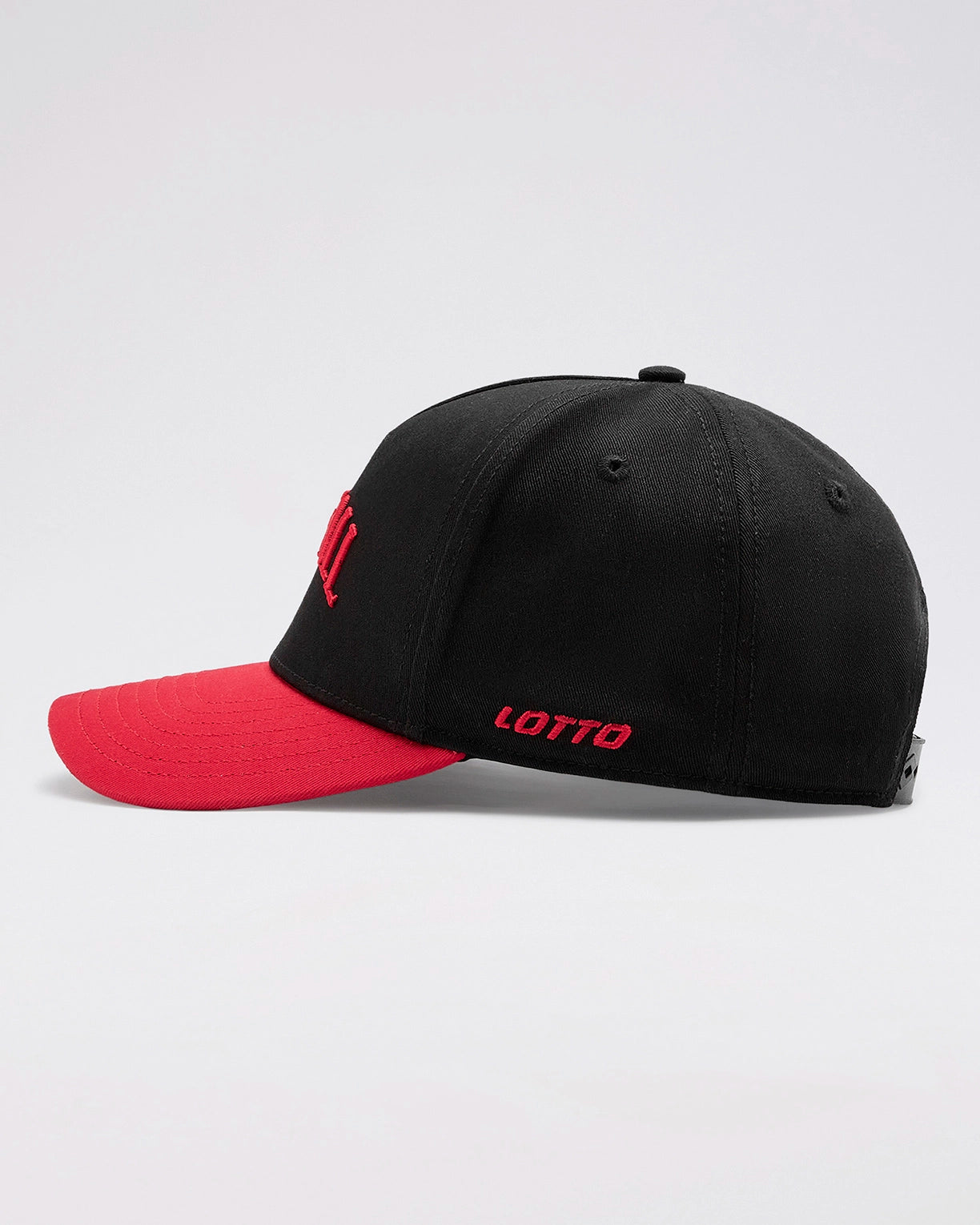 Unisex Lotto Love All Baseball Cap - Black Beauty-High Risk Red Caps3