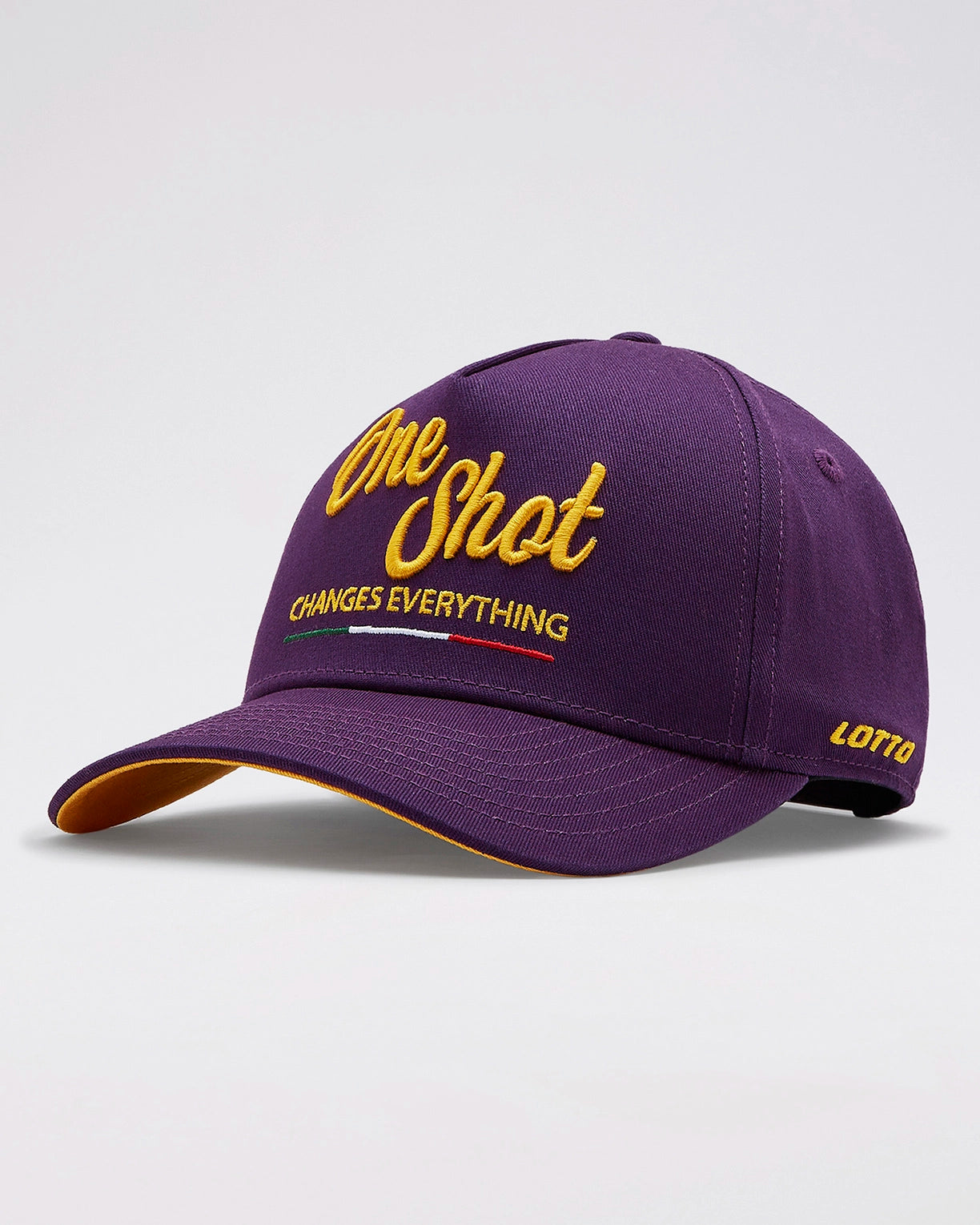 Unisex Lotto One Shot Baseball Cap - Purple-Lemon Chrome Caps5