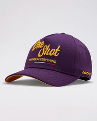 Unisex Lotto One Shot Baseball Cap - Purple-Lemon Chrome Caps 1