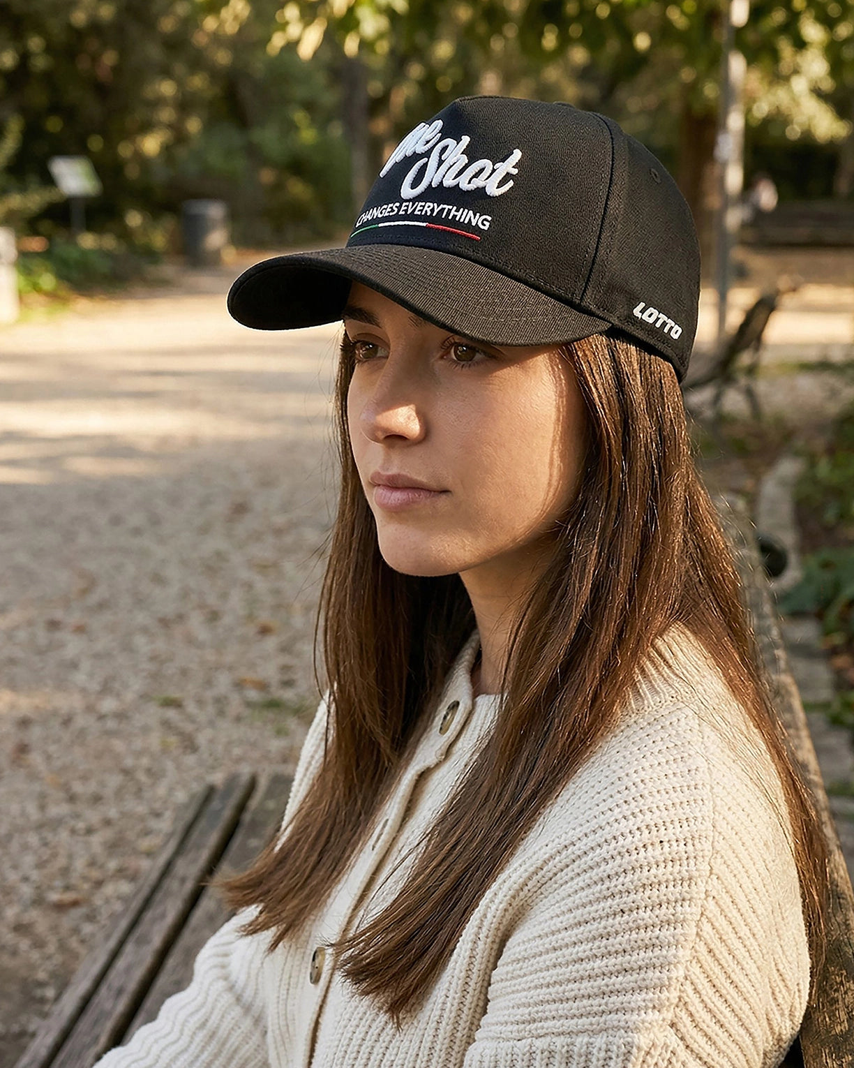 Unisex Lotto One Shot Baseball Cap - Black Beauty Caps1