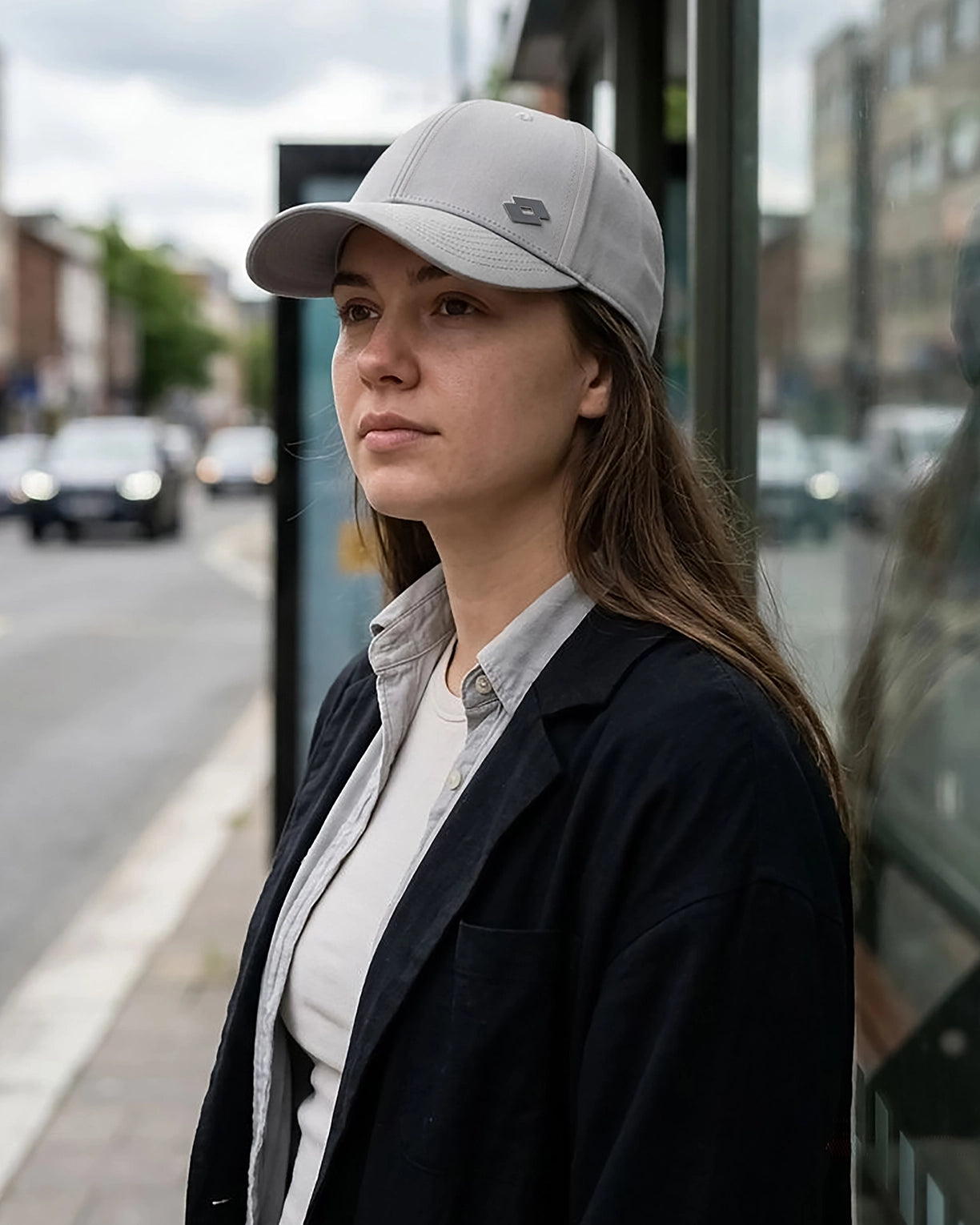 Unisex Lotto Essentials Metallic Baseball Cap - Lunar Rock Caps1