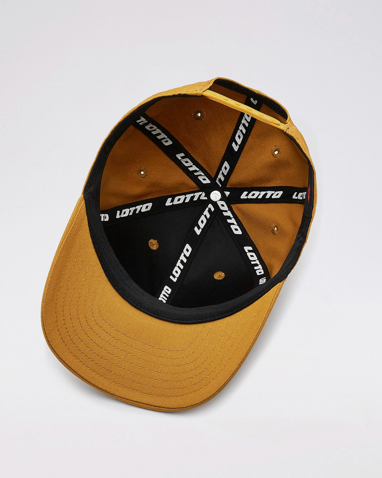 Unisex Lotto Essentials Metallic Baseball Cap - Cashew Caps6