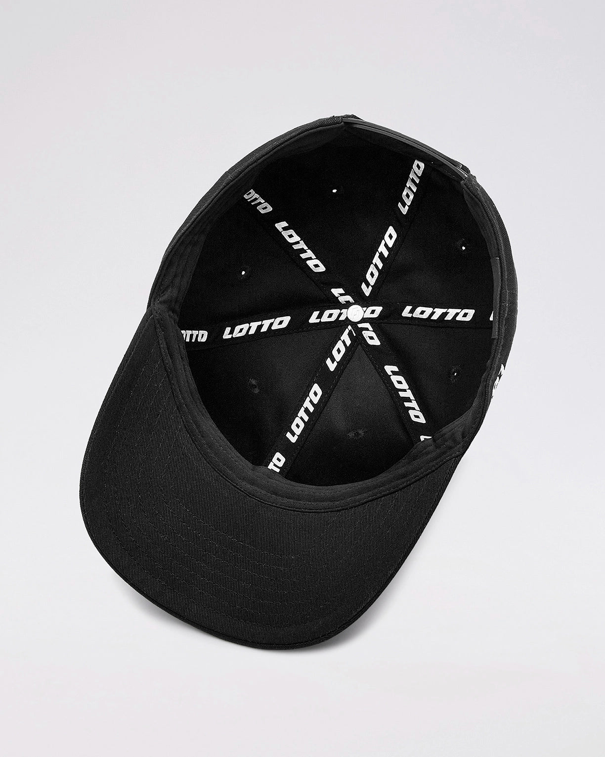 Unisex Lotto Essentials Metallic Baseball Cap - Black Beauty Caps6
