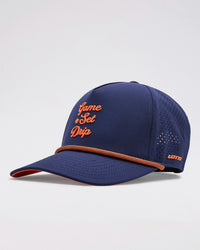 Unisex Lotto Game Set Drip Baseball Cap - Blue-Russet Orange Caps 1