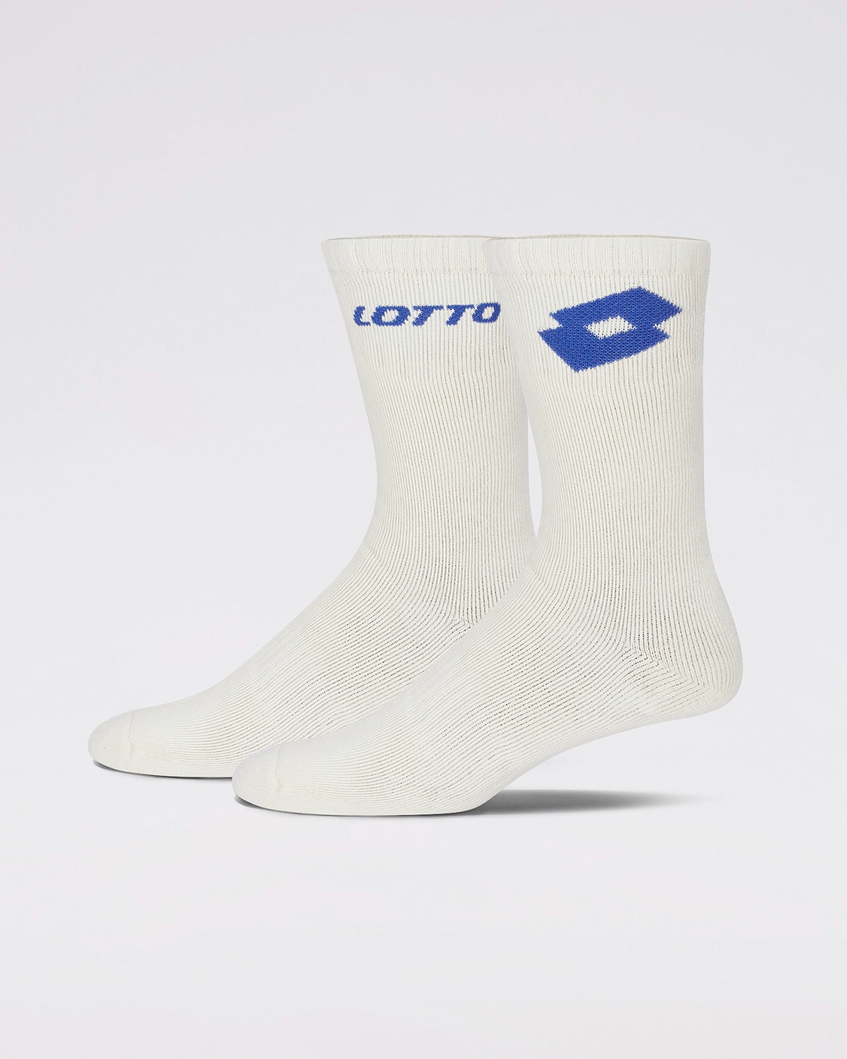 Unisex Lotto Mid Crew Cricket Socks - 2 Pairs- off White Socks3