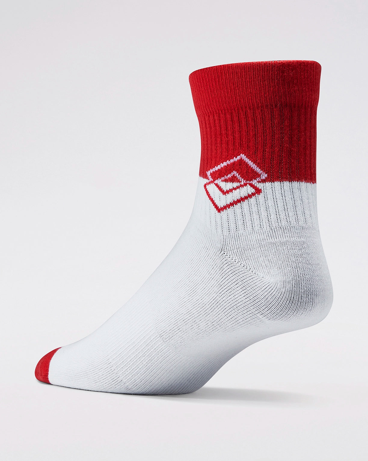 Unisex Lotto Lotto League Socks 1.0 Pack of 3 - Black Beauty-Fiery Red-Bright White Socks2