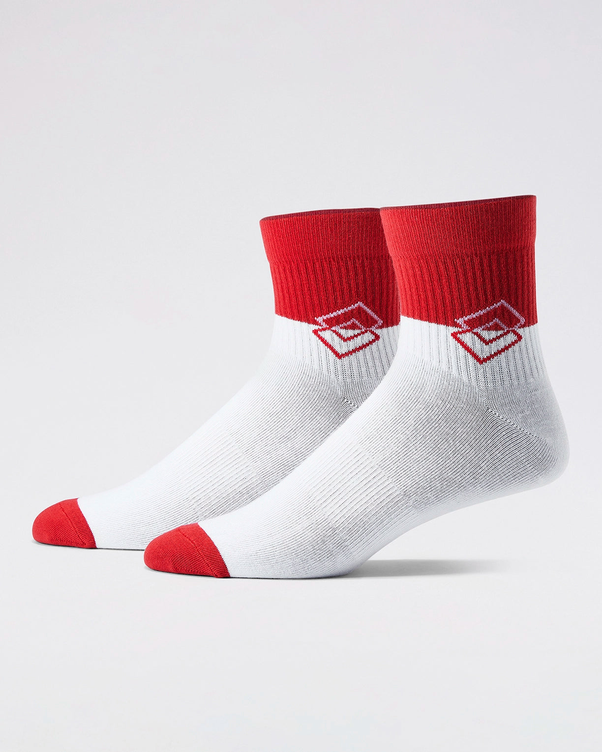 Unisex Lotto Lotto League Socks 1.0 Pack of 3 - Black Beauty-Fiery Red-Bright White Socks4