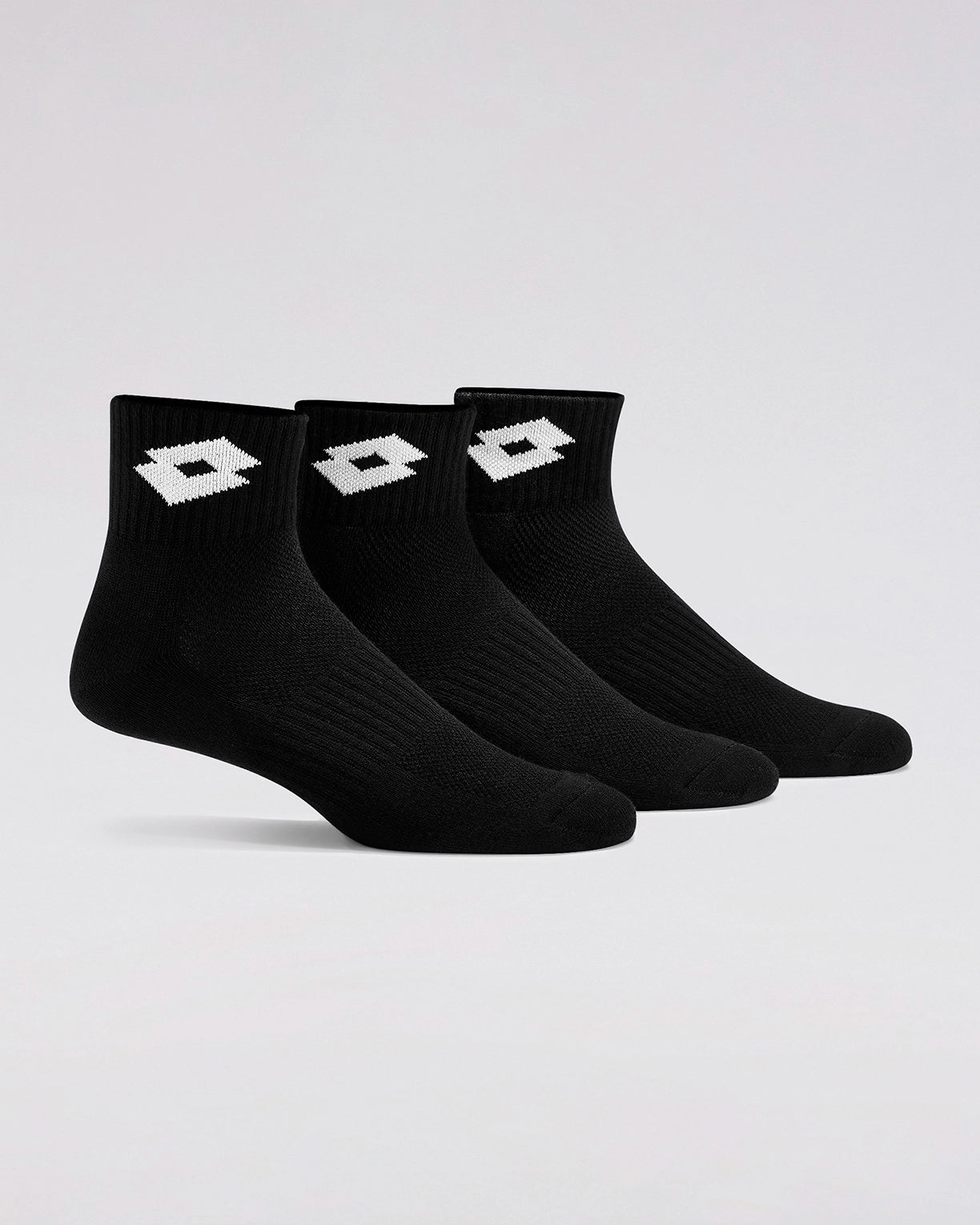 Unisex Lotto Play Socks 1.0 Pack of 3 - Black Socks1