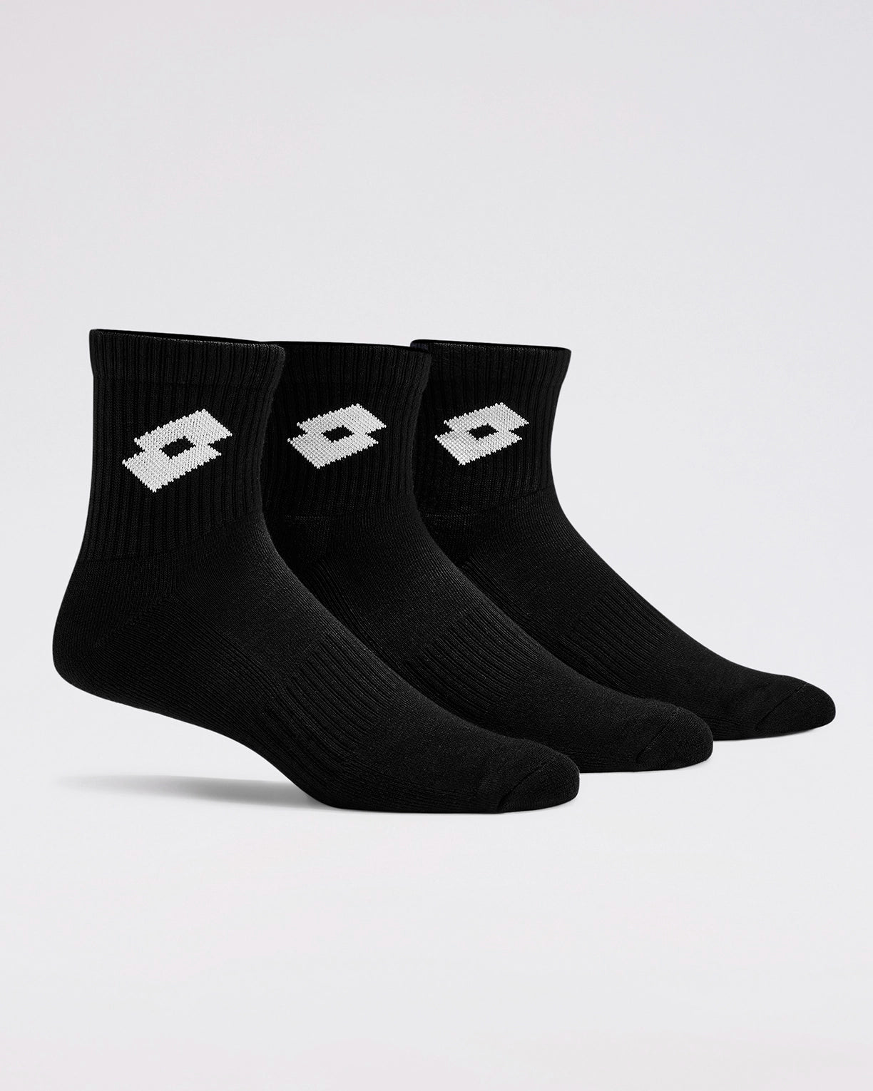 Unisex Lotto Play Socks 3.0 Pack of 3 - Black Beauty Socks1