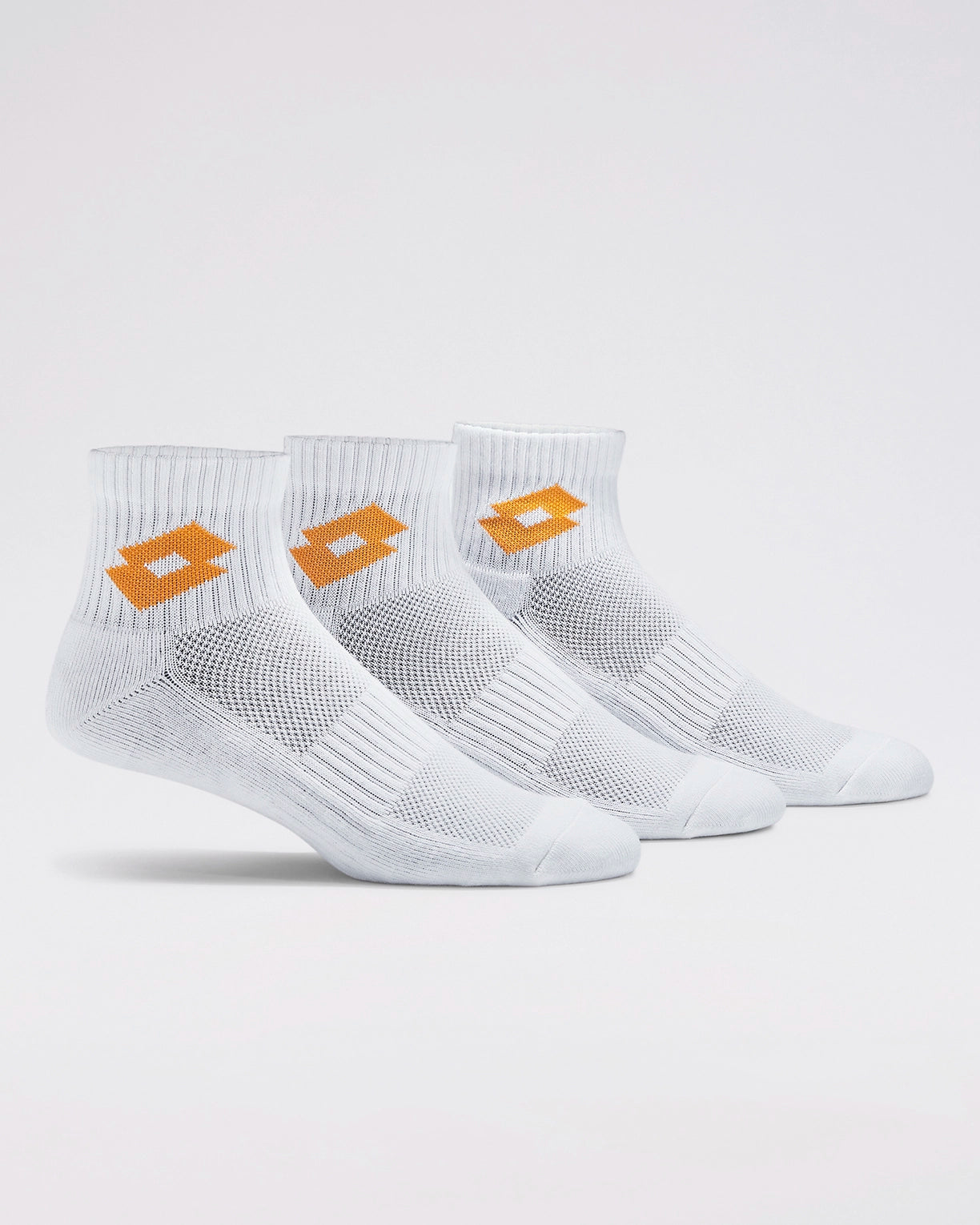 Unisex Lotto Kickoff Socks 1.0 Pack of 3 - Bright White Socks1