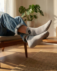 Unisex Lotto Kickoff Socks 1.0 Pack of 3 - Black Beauty, Bright White & Castle Rock Socks