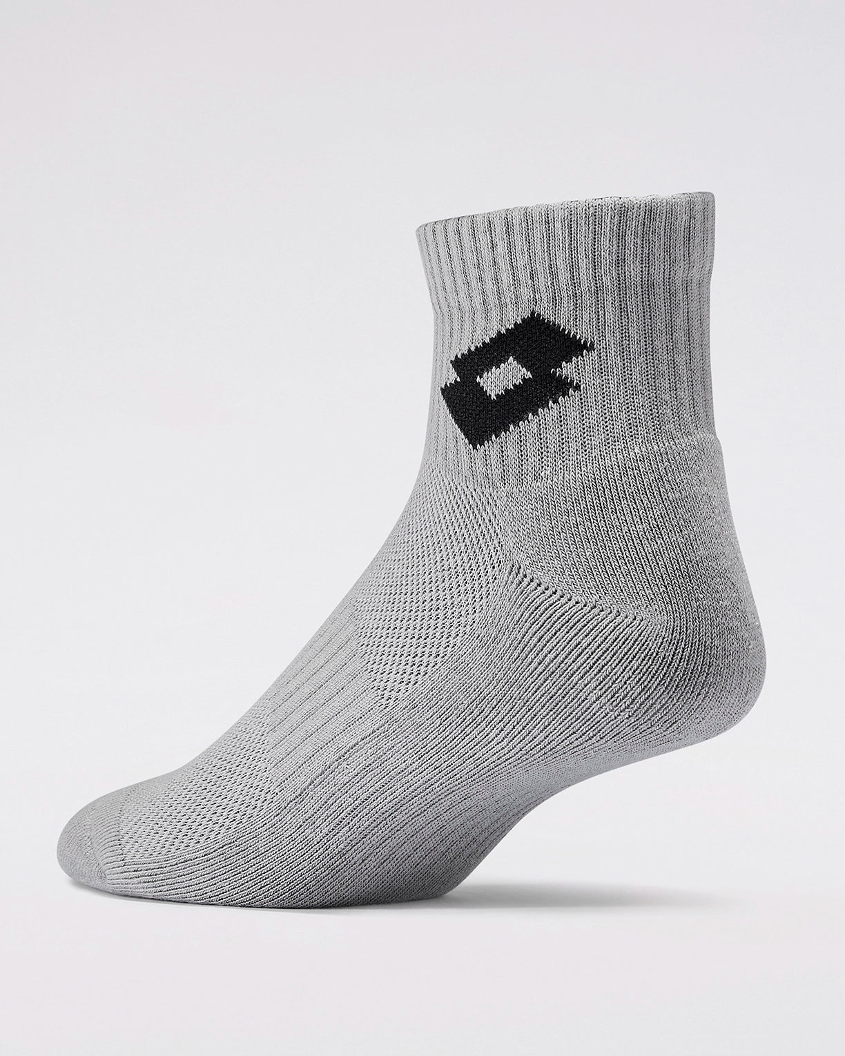 Unisex Lotto Kickoff Socks 1.0 Pack of 3 - Black Beauty, Bright White & Castle Rock Socks2