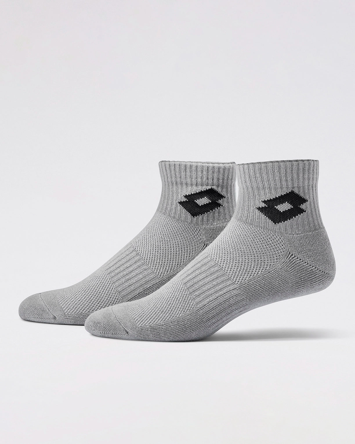 Unisex Lotto Kickoff Socks 1.0 Pack of 3 - Black Beauty, Bright White & Castle Rock Socks5