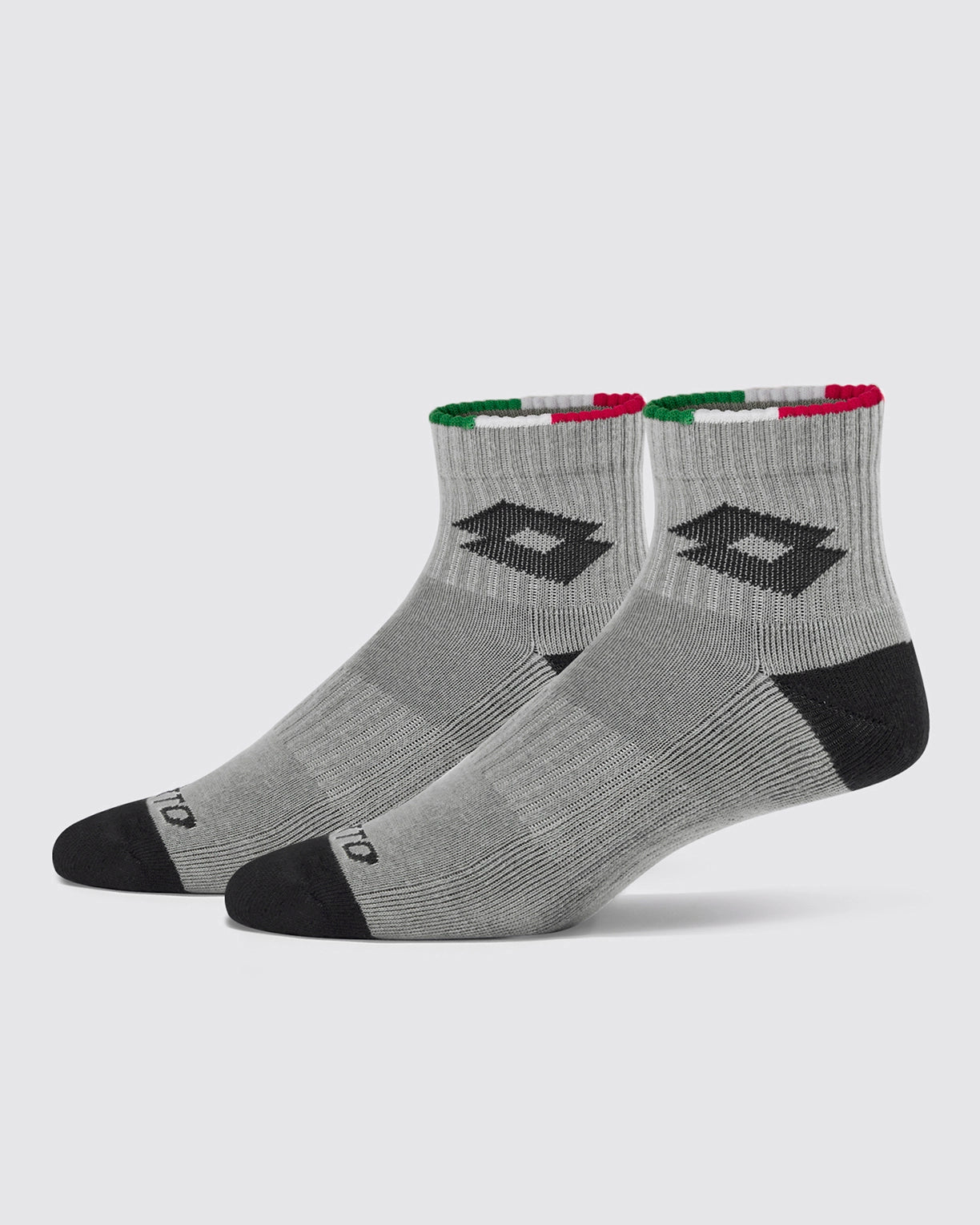 Unisex Lotto Lotto Kickoff Socks 2.0 Pack of 3 - Bright White, Black Beauty, Castle Rock Socks3