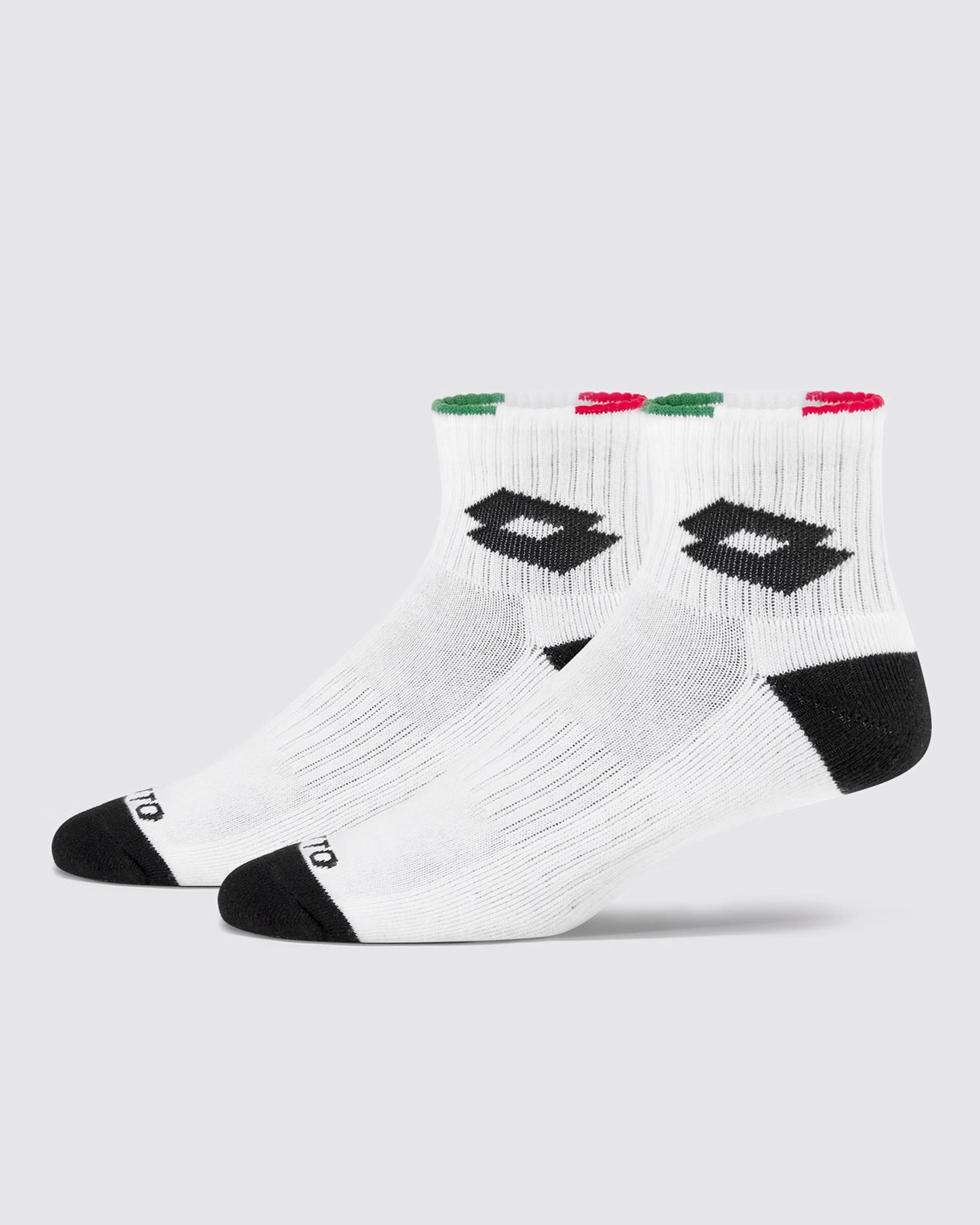 Unisex Lotto Lotto Kickoff Socks 2.0 Pack of 3 - Bright White, Black Beauty, Castle Rock Socks4