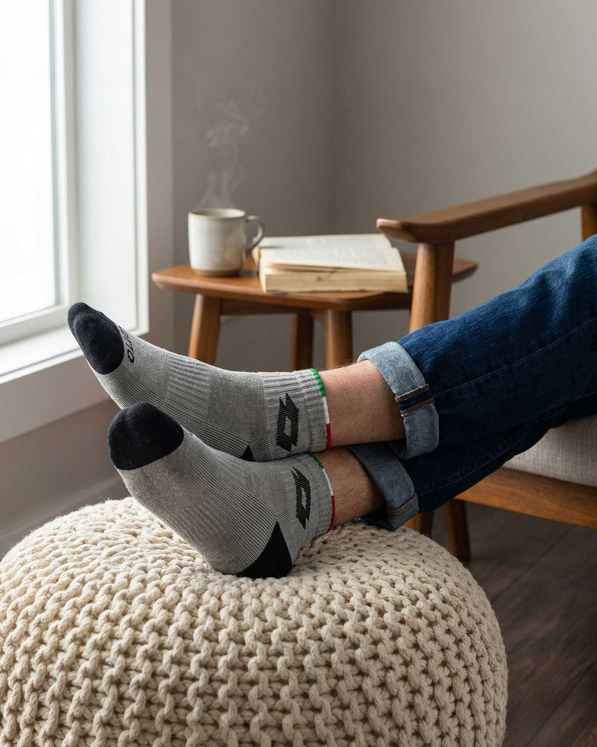 Unisex Lotto Lotto Kickoff Socks 2.0 Pack of 3 - Bright White, Black Beauty, Castle Rock Socks6