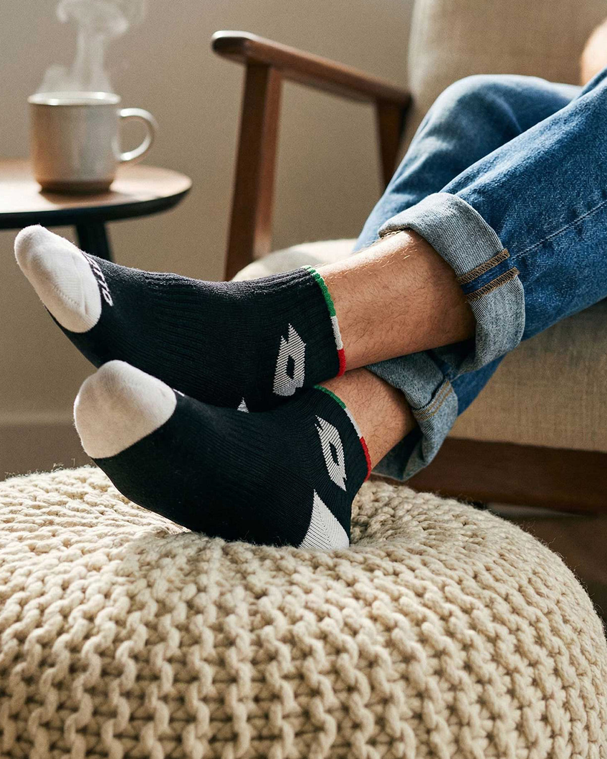 Unisex Lotto Lotto Kickoff Socks 2.0 Pack of 3 - Bright White, Black Beauty, Castle Rock Socks7