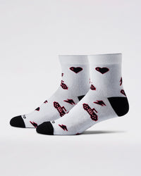Unisex Lotto StreetPlay Socks 2.0 Pack of 2 - Gardenia & Black Beauty Socks 1