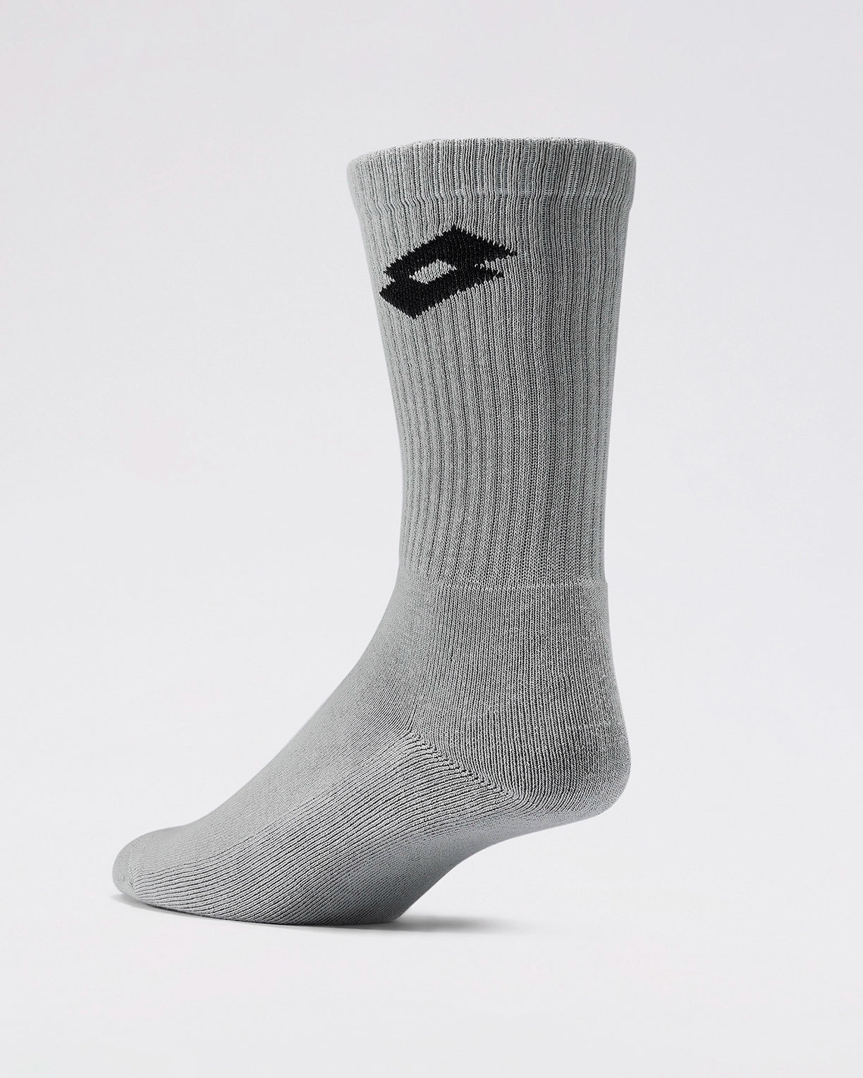 Unisex Lotto Courtline Socks 1.0 Pack of 3 - Black Beauty, Castle Rock & Bright White Socks2